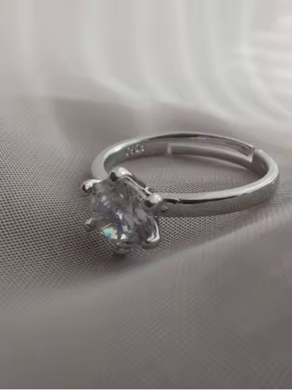1–5CT Moissanite Solitaire Ring